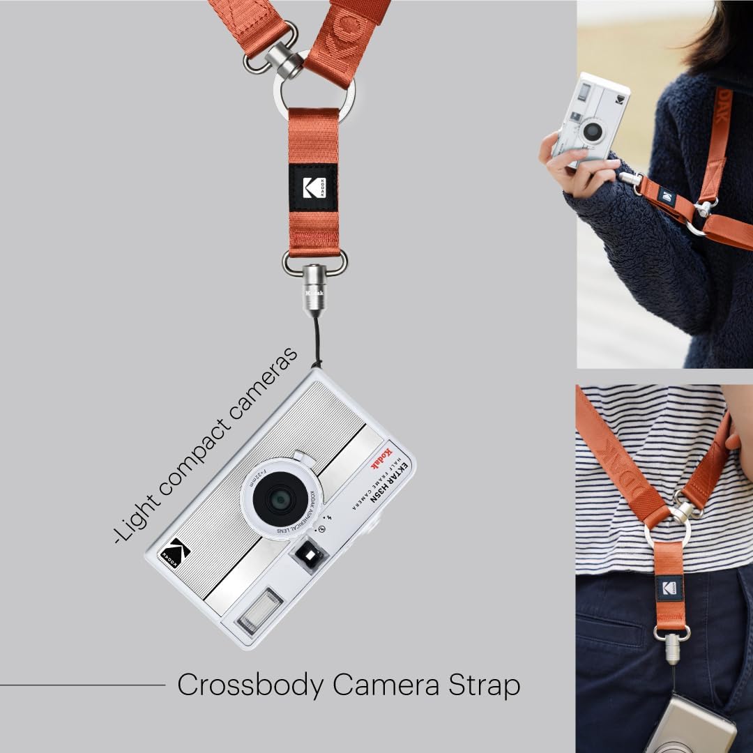 KODAK Multi-Purpose Camera Strap (Olive) - Quick-Detach System, Lightweight, Durable Metal Swivels, Multiple Usages, SLR Cameras, Compact Cameras, Smart Phones