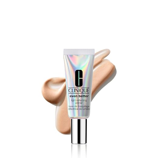 Clinique Even Better Light Reflecting Face Primer With Vitamin C + Hyaluronic Acid For All Skin Types | Hydrating, Lightweight + Illuminating Finish