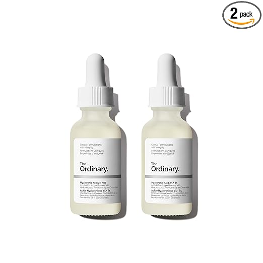 The Ordinary Hyaluronic Acid 2% + B5 (with Ceramides), Multi-Depth Hydration Serum for Plumper, Smoother Skin