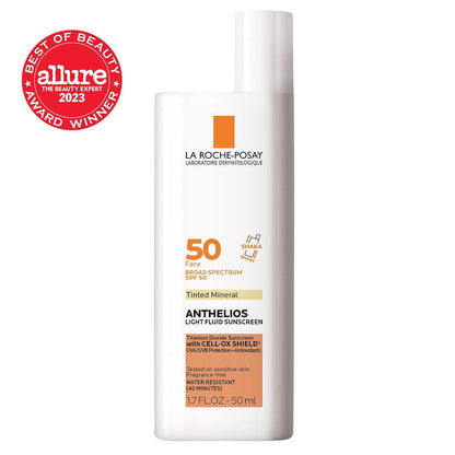 La Roche-Posay Anthelios Mineral Light Fluid Sunscreen for Face in 5 shades