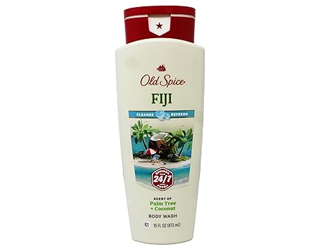 Old Spice Fresher Collection Fiji Scent Men's Body Wash 16 Oz (Pack of 3)