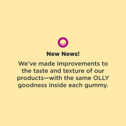 OLLY Daily Energy Gummy,Vitamin B12, CoQ10, Goji Berry - 60 Count