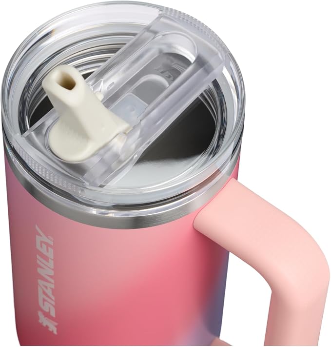 STANLEY Quencher ProTour Flipstraw Tumbler, 30 oz, Sunset Spiral
