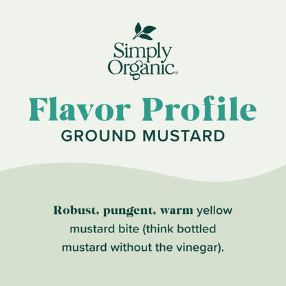 Simply Organic, Mustard Ground Organic, 3.07 Ounce