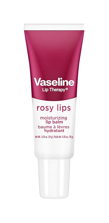 Vaseline Lip Therapy Rosy Lips Moisturizing Lip Balm -Twin Pack,(Pack of 4)