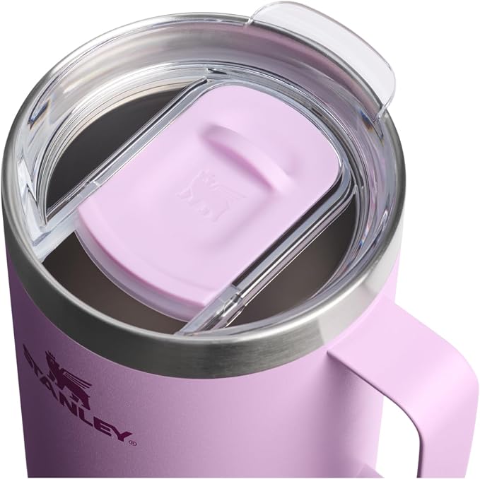 STANLEY Everyday Camp Mug 24oz | Drink Through Lid | Cup for Coffee, Tea and Drinks | Insulated Stainless Steel Coffee Mug | BPA-Free | Soft Orchid
