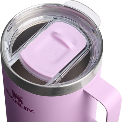 STANLEY Everyday Camp Mug 24oz | Drink Through Lid | Cup for Coffee, Tea and Drinks | Insulated Stainless Steel Coffee Mug | BPA-Free | Soft Orchid