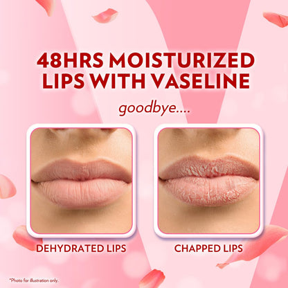 Vaseline Lip Therapy Care Rosy, Fast-Acting Nourishment, Ideal for Chapped, Dry, Cracked, or Damaged Lips, Lip Balm, 2-Pack of 2, 0.16 Oz Each, 4 Lip Balms