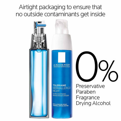 La Roche-Posay Toleriane Dermallergo Night Cream with Vitamin E 1.35oz