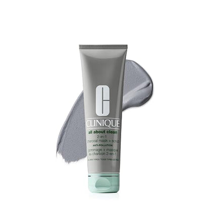 Clinique All About Clean 2-in-1 Charcoal Mask Scrub 3.4 oz