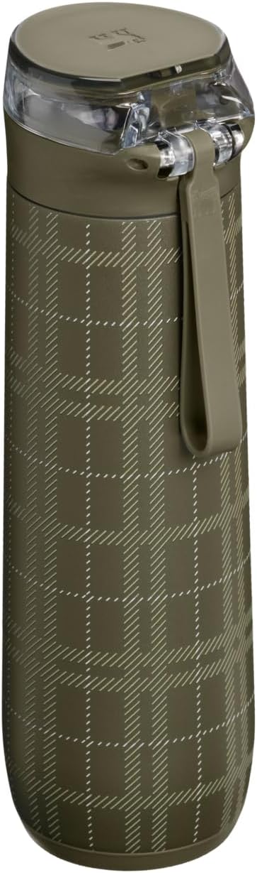 STANLEY Flowstate Spring Bottle, 20 oz, Peat Moss Plaid