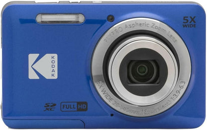 Kodak PIXPRO Friendly Zoom FZ55 Digital Camera (Blue) Bundle
