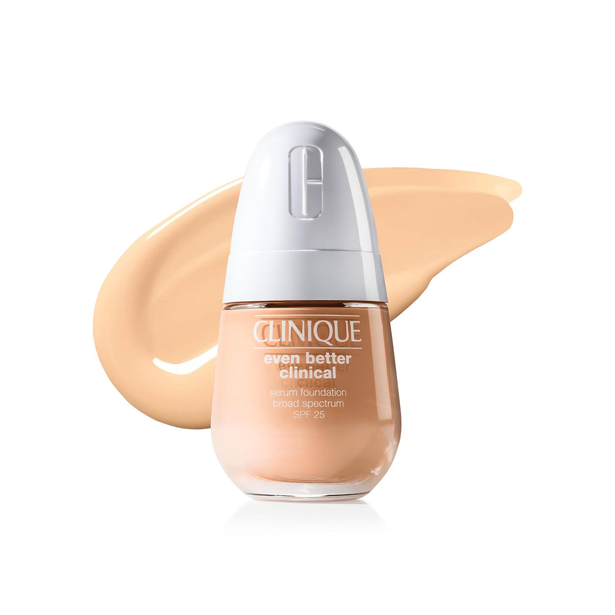 Clinique Even Better Clinical Serum Full Coverage Hydrating Foundation Broad Spectrum SPF 25 With Vitamin C, Salicylic Acid + Hyaluronic Acid For Oily Skin Types