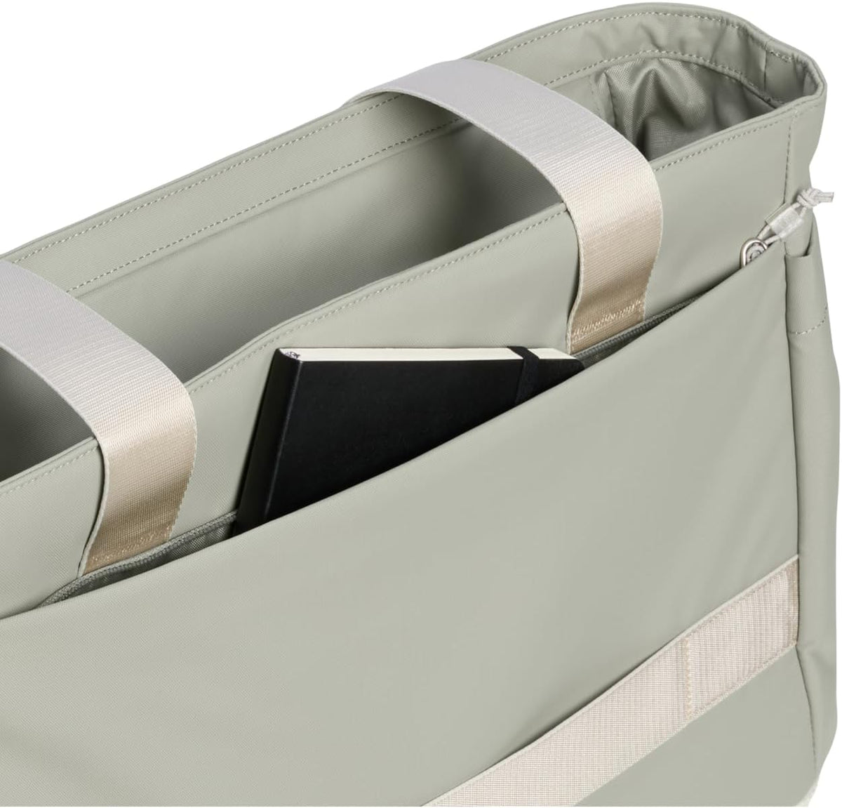 STANLEY Vitalize Tote| Gym, Work & Travel Bag with Laptop Sleeve | Expandable Bottom Compartment | Tumbler & Water Bottle Pockets | Durable Recycled Fabric | Sage Grey