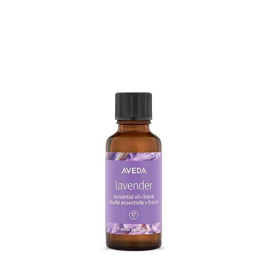 Aveda Lavender Essential Oil + Base | Calming Aroma | For Body & Bath, 1 Fl Oz