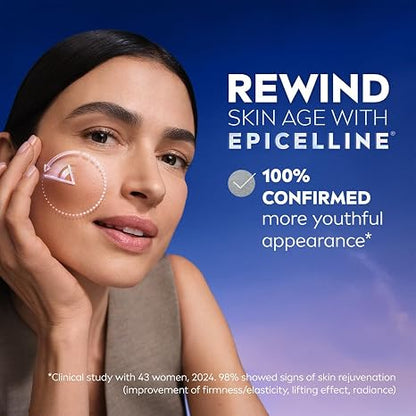 NIVEA Cellular Epigenetics Age Rewind Face Serum with Epicelline – Advanced Anti-Age Face Serum, 30 ml – Hydrating & Firming Formula for Smoother, More Youthful-Looking Skin