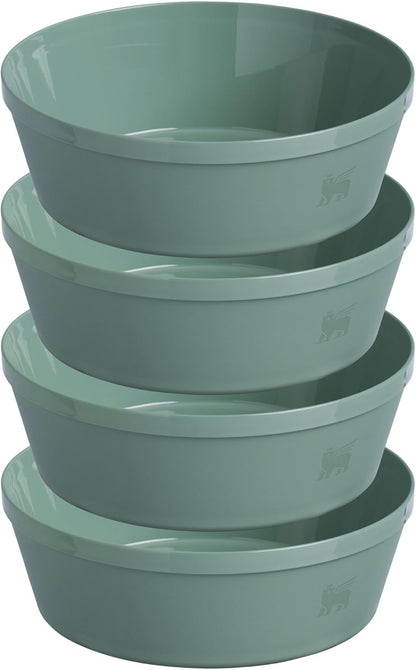 Stanley Wildfare Core 26-Piece Complete Camp Kitchen Cook Set | 4 qt Pot with Lid, 8in Fry Pan | 4 Table Settings, Plates, Bowls, Utensils | Camping Essentials for Your Camp Kitchen | BPA-Free