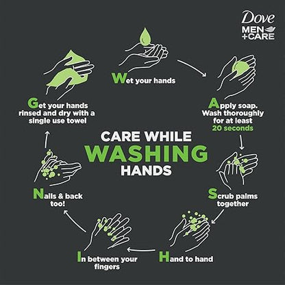 Dove Men+Care Soap Bar, Extra Fresh Scent 4-Pack – Hydrating 3-in-1 Body, Hand, and Face Cleanser for Men, 2.6 Oz Ea