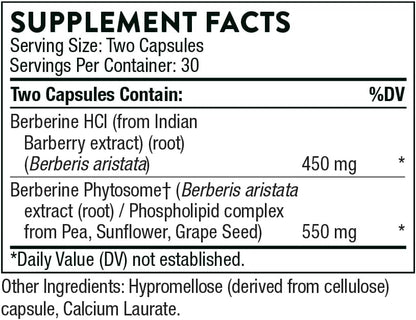 THORNE - Metabolic Support Bundle: Berberine and Chromium Picolinate for Balanced Wellness - 30 Servings