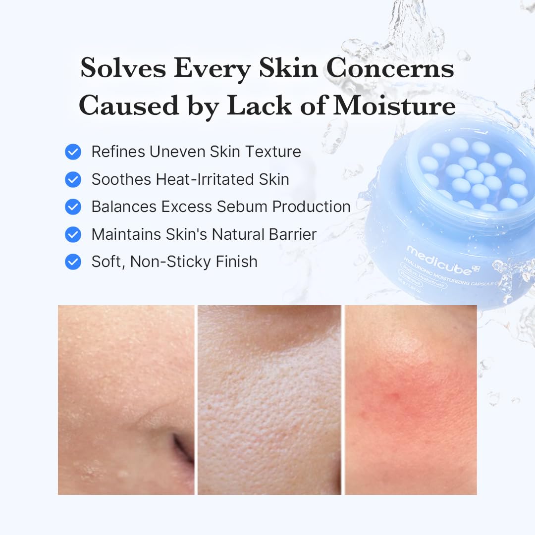 medicube Capsule Cream with Hyaluronic Acid for 120H Lasting Hydration