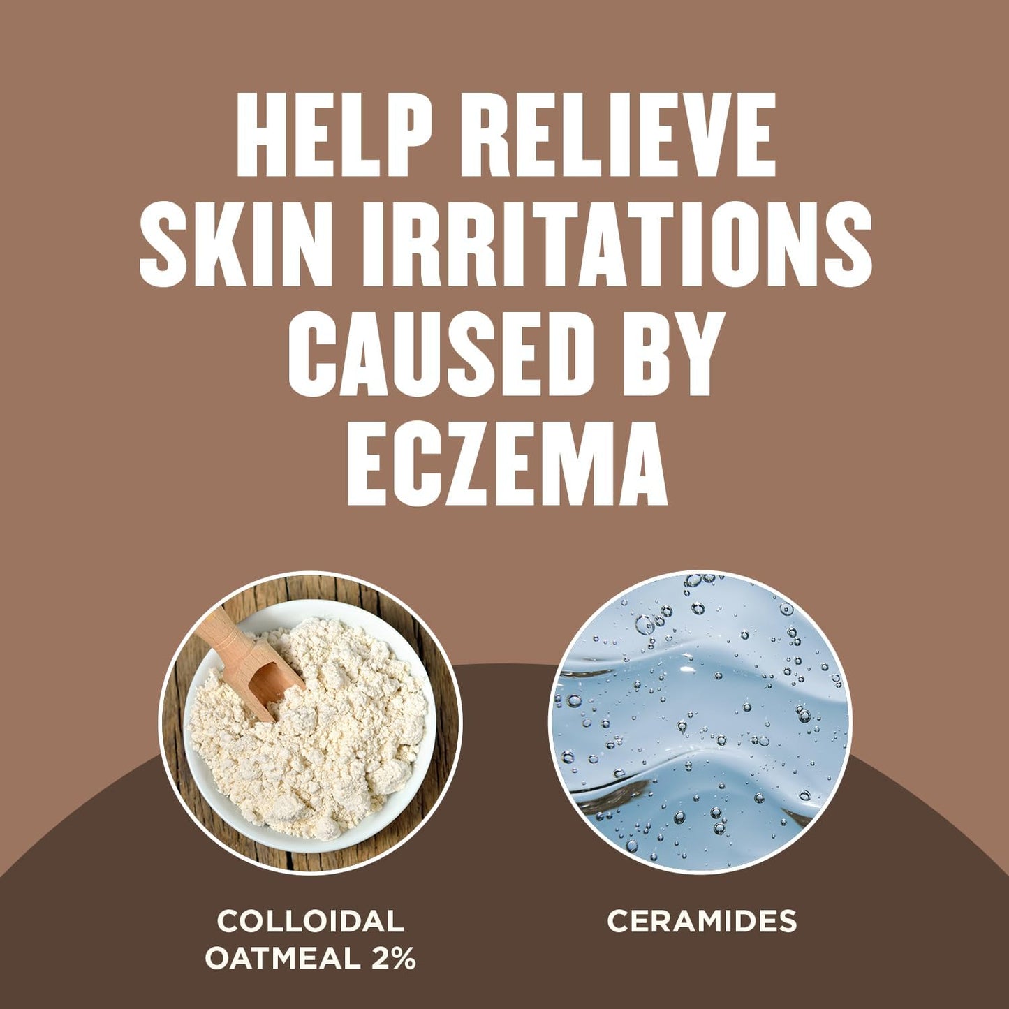 Gold Bond Medicated Eczema Relief Skin Protectant Cream, 8 oz., Gold Bond Lotion With 2% Colloidal Oatmeal