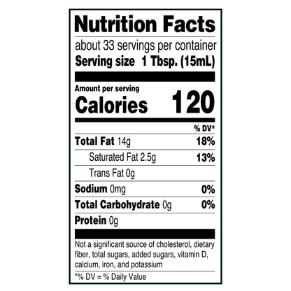 (6 pack) Great Value California Extra Virgin Olive Oil, 16.9 fl oz