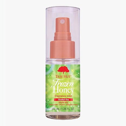 Tree Hut Mini Frozen Honey Hair & Body Mist, Hydrating & Alcohol-Free Body Spray, Alcohol-Free Formula, Versatile Body Spray, Travel Size, 1.26 fl oz