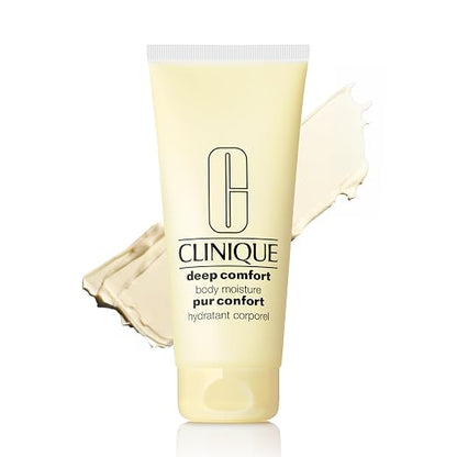 Clinique Deep Comfort Rich Body Cream | Moisturizing + Soothing, 6.7 Fl Oz