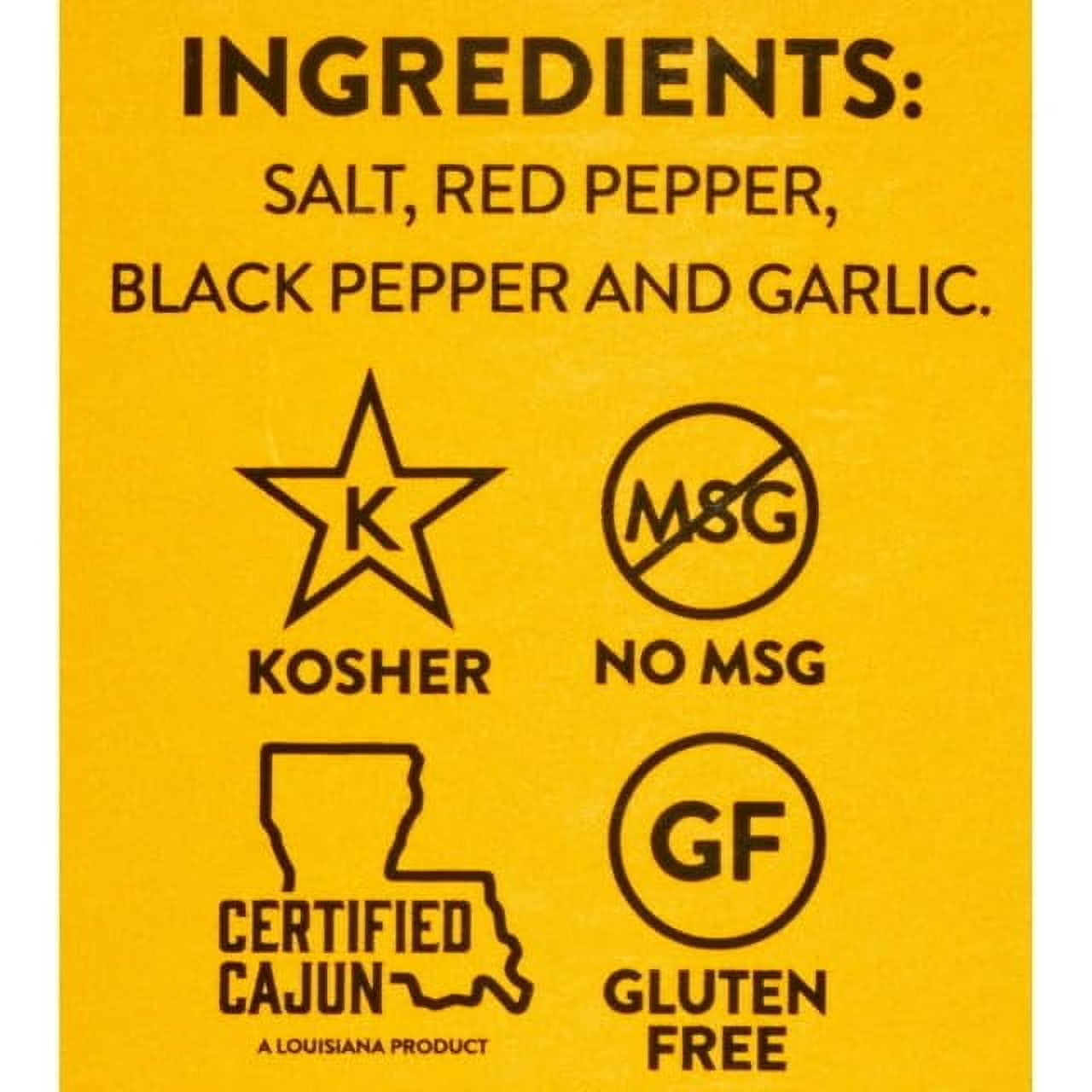 Slap Ya Mama Cajun Seasoning by Walker & Sons, Original Blend, 16 oz Canister – Certified Cajun, Gluten Free, No MSG