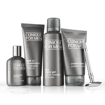 Clinique For Men Cream Shave Shaving Cream | Rich Dry Skin Formula | Hydrating | Softens Beard + Soothes, 4.2 Fl Oz