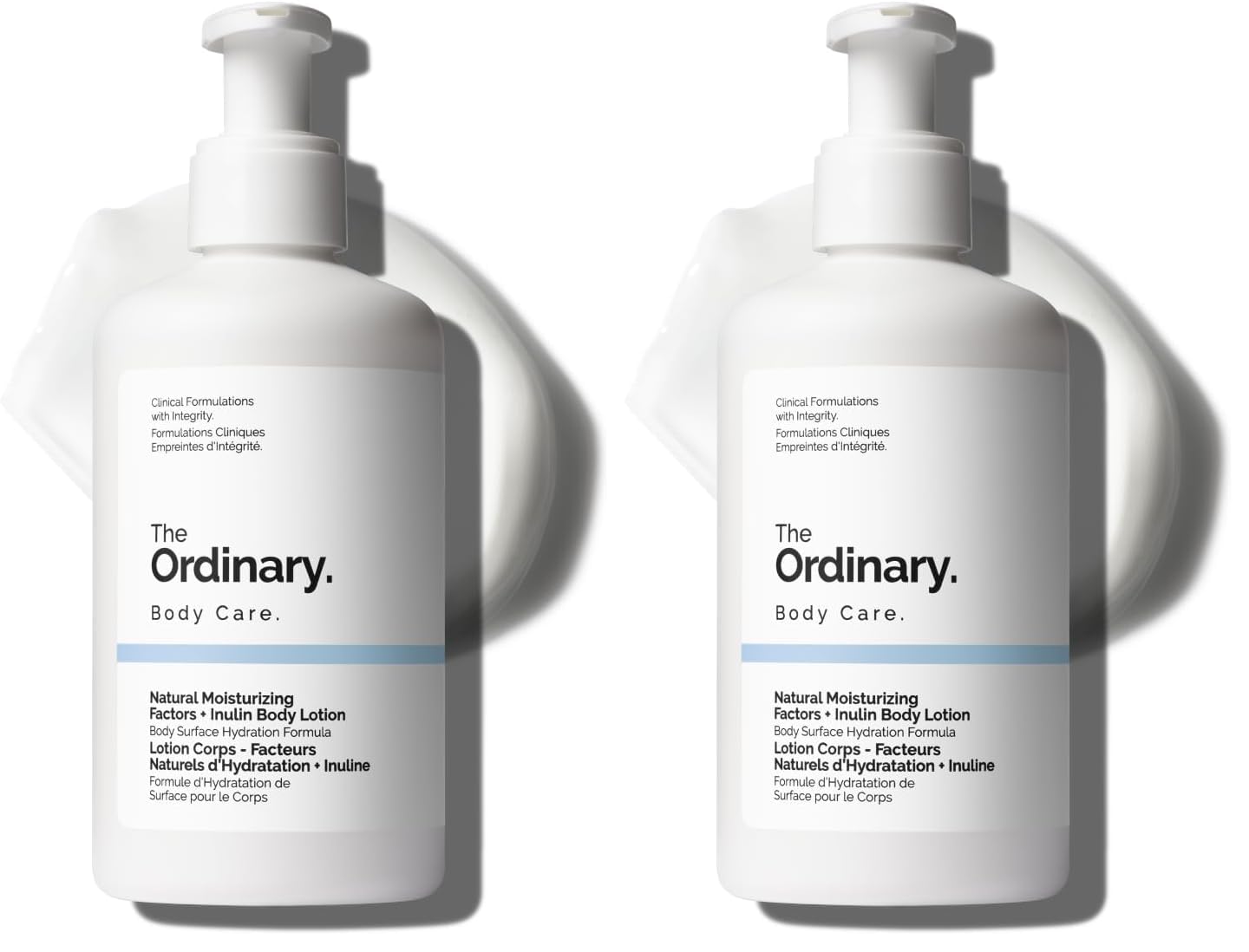 The Ordinary Natural Moisturizing Factors + Inulin Body Lotion,Lightweight Hydration for All-Day Moisture & Skin Barrier Support,Accepted by the National Eczema Association,8.1 Fl Oz,(Pack of 2)
