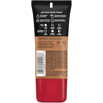 L'Oreal Paris Cosmetics Makeup Infallible Pro-Matte Liquid Longwear Foundation, Hazelnut Beige, 1 fl oz (Pack of 2)