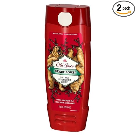 Old Spice Wild Collection Bodywash, Bearglove 16 oz (Pack of 2)