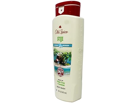 Old Spice Fresher Collection Fiji Scent Men's Body Wash 16 Oz (Pack of 3)