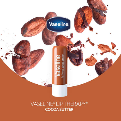 Vaseline Lip Therapy Cocoa Butter Packs 2 Count (Pack of 2)