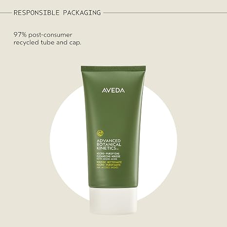 Aveda Advanced Botanical Kinetics Micro-Purifying Cleansing Mousse | Removes makeup, excess oil, and impurities | Vegan | Full Size | 5 Fl Oz