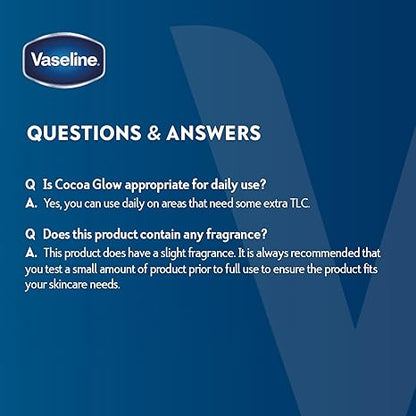 Vaseline Cocoa Glow 12-Pack – Intensive Care Body Cream, Moisturizer, 2.53 Oz Ea
