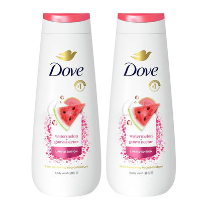 Dove Limited Edition Renewing MicroMoisture Body Wash | Summer Scents (Watermelon + Guava Nectar)