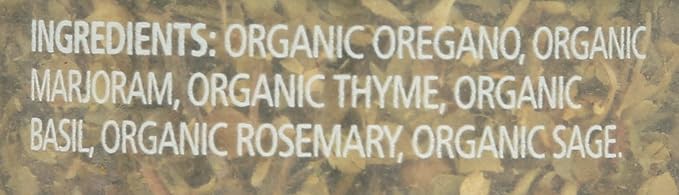 Simply Organic Italian Seasoning, Certified Organic, Kosher, Mini Spices | 0.14 Ounce (Pack of 1)