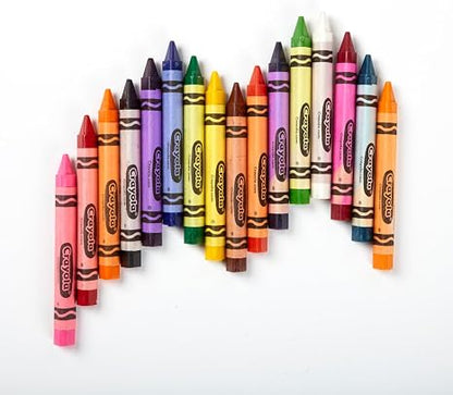 Crayola Triangular Crayon Classpack, 16 Assorted Toddler Crayons, Anti Roll, Bulk School Classroom Essentials, Preschool & Kindergarten Must Haves, 256 Count, (Pack of 2)