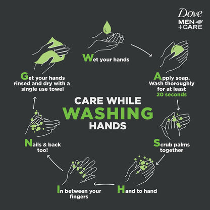 Dove Men+Care Soap Bar, Extra Fresh Scent 3-Pack (18 Bars) – Hydrating 3-in-1 Body, Hand, and Face Cleanser for Men, 22.5 Oz Ea