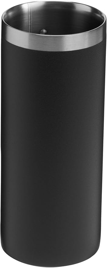 Stanley Everyday Can Cooler Cup 10 oz Slim | Beer, Seltzers, Soda, and Energy Drinks | Doubles as Tumbler | Insulated Stainless Steel Drink Holder | BPA-Free | Black 2.0