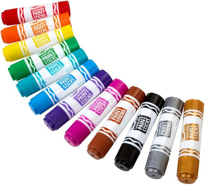 Crayola Quick Dry Paint Sticks (12ct), Washable Paint Set for Kids, School Supplies, Teacher Gifts | Washable Paint Set for Kids, School Supplies, Teacher Gifts, Nontoxic Arts & Crafts, Multi-Surface Paint