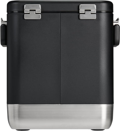 STANLEY Lifted Spirits Stainless Steel Cooler | Vacuum Insulated Hard Cooler | Leakproof VaultSeal Latch | Premium 18/8 Recycled Stainless Steel | BPA-Free