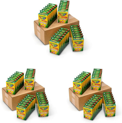Crayola Crayons Bulk (72 Packs), Coloring Book Supplies, Presharpened Crayons for Kids, Stocking Stuffers, Preschool Classroom Supplies, Gifts, Ages 3+