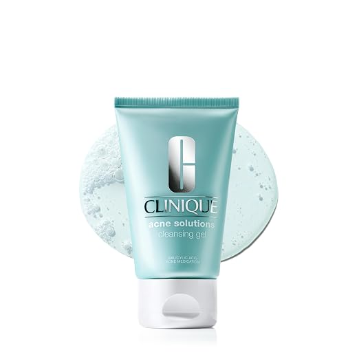 Clinique Acne Solutions Oil Control Cleansing Gel with 2% Salicylic Acid For Acne-Prone Skin, 4.2 Fl Oz