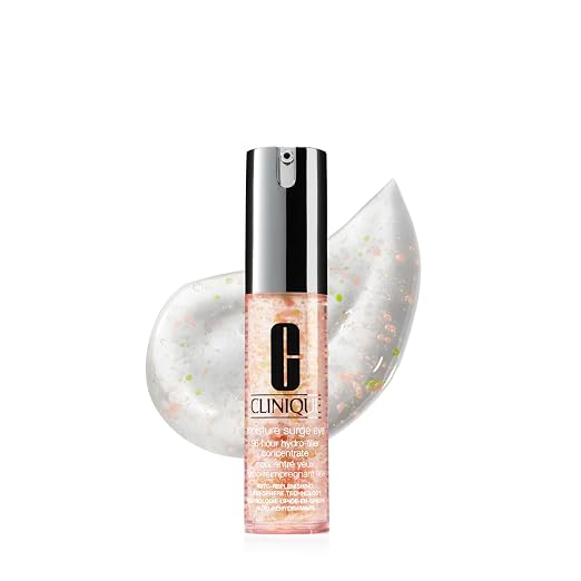 Clinique Moisture Surge Eye 96-Hour Hydro-Filler Concentrate Eye Gel + Mask | Hydrating + Brightening, 0.5 Fl Oz