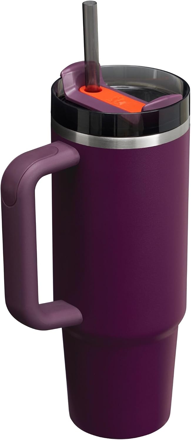 STANLEY Quencher H2.0 Flow State Tumbler, 30 oz, Plum