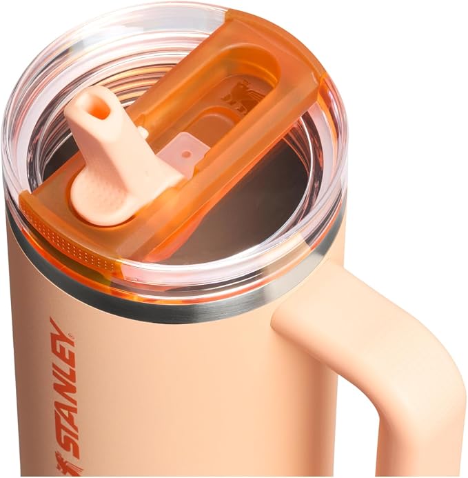 STANLEY Quencher ProTour Flipstraw Tumbler, 30 oz, Orange Sherbet