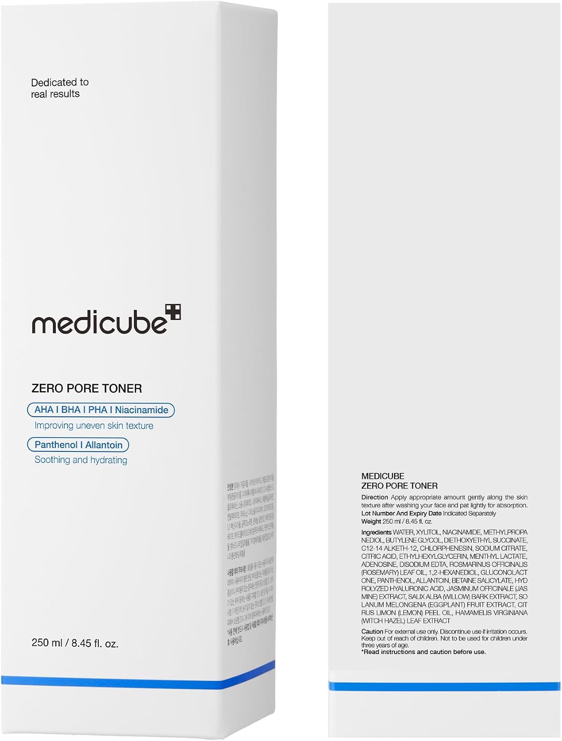 medicube Zero Pore Exfoliating & Hydrating Toner (Pack of 2)